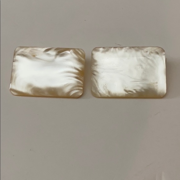 Vintage mother of Pearl shoe clips - Picture 3 of 4